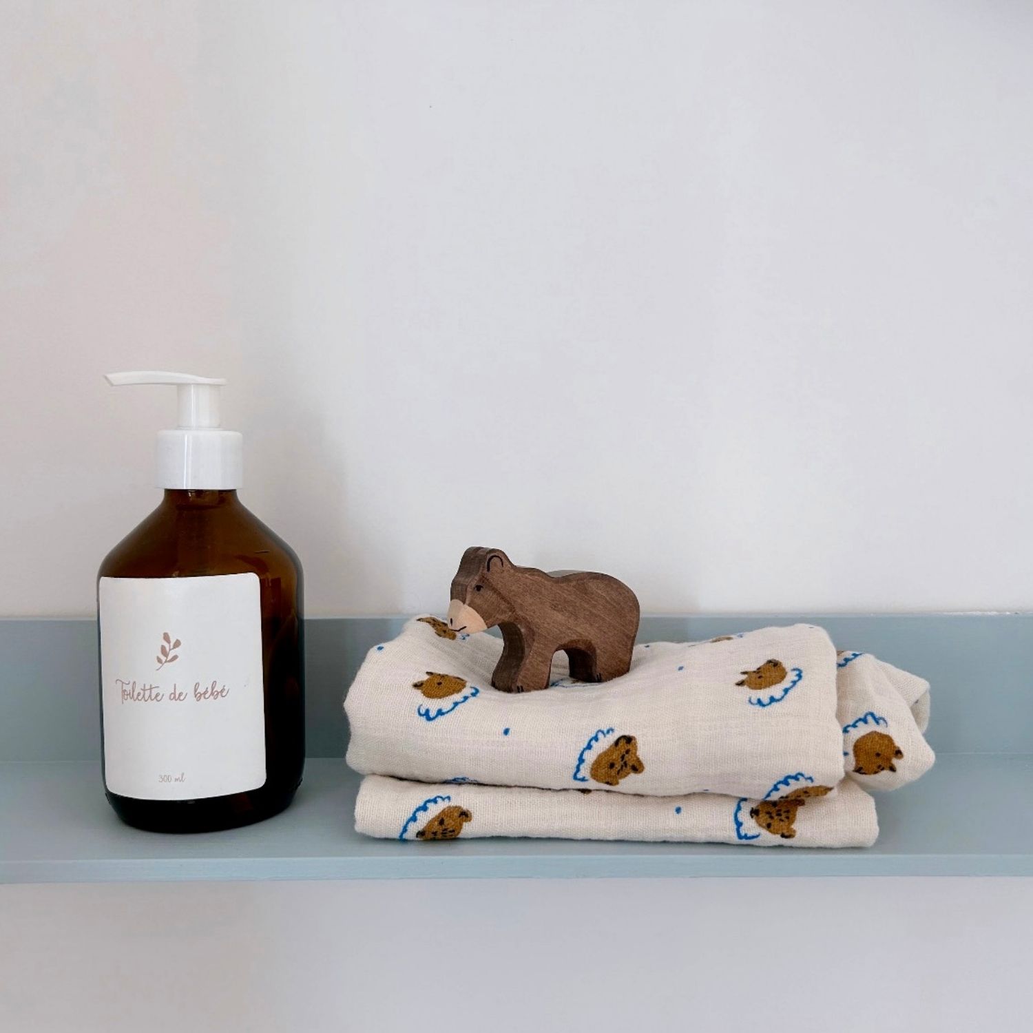 Lange Bianca Teddy (70 x 70 cm) (Rose in April) - Image 4