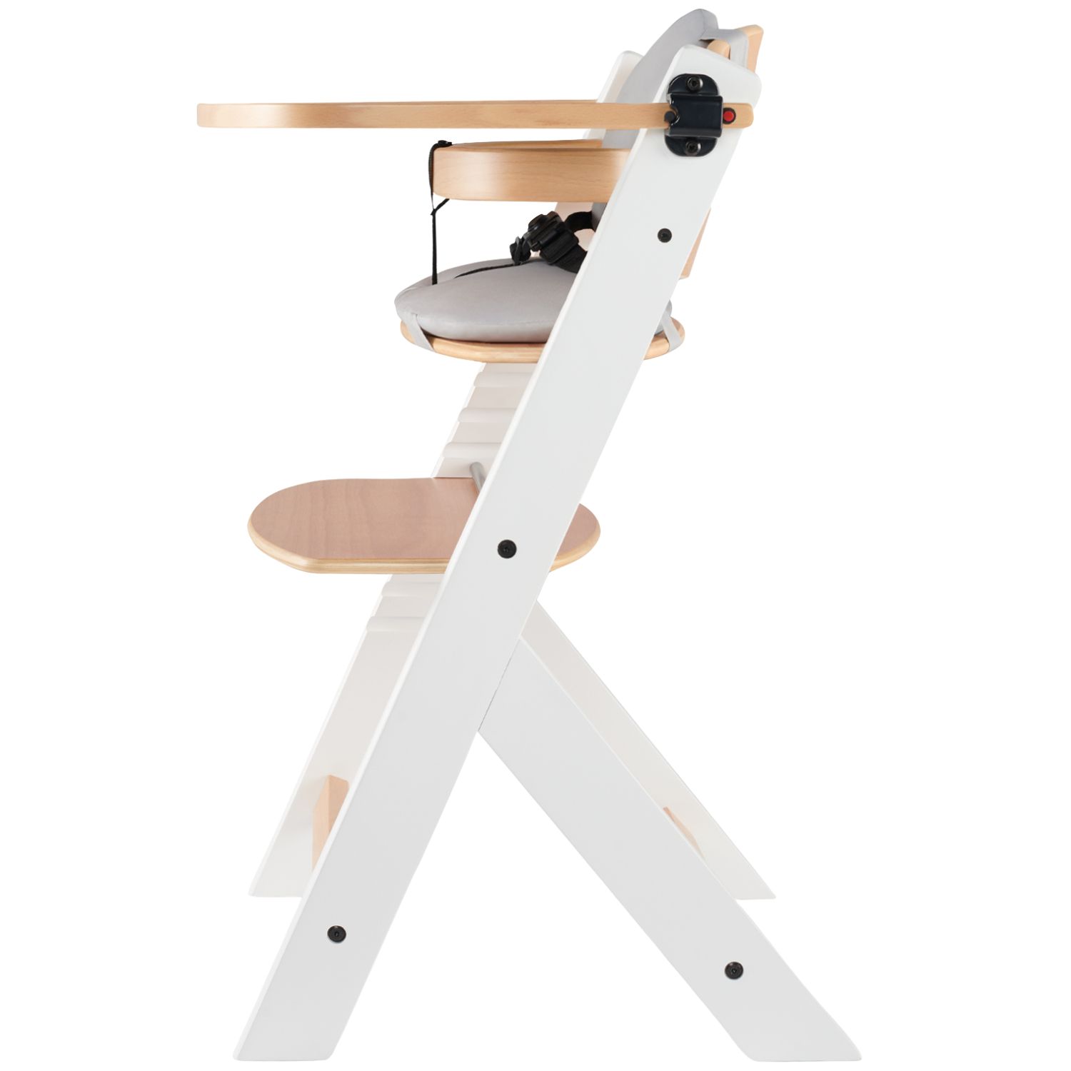 Chaise haute évolutive Enock avec coussin Natural-White (Kinderkraft) - Image 5