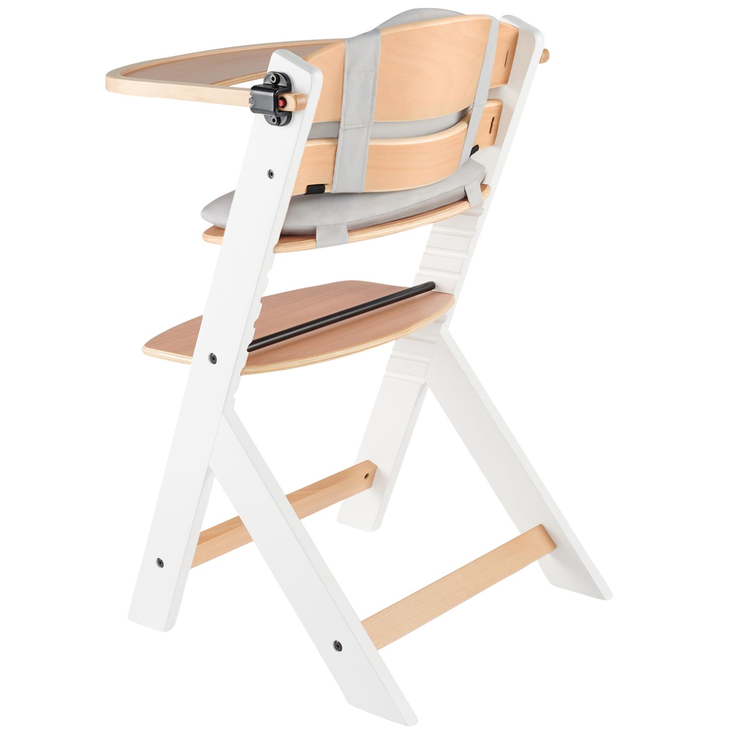Chaise haute évolutive Enock avec coussin Natural-White (Kinderkraft) - Image 6