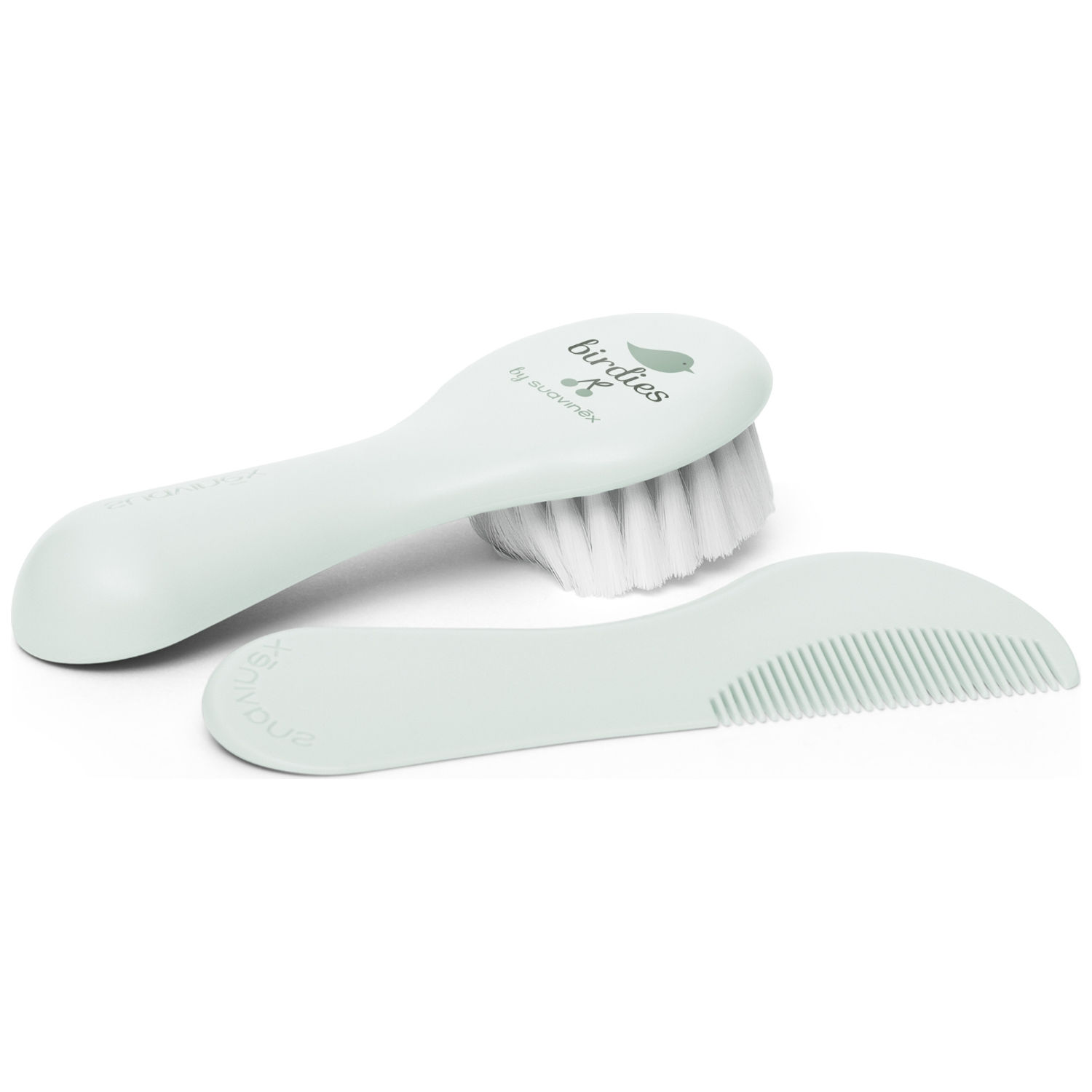 Brosse et peigne Birdies Vert