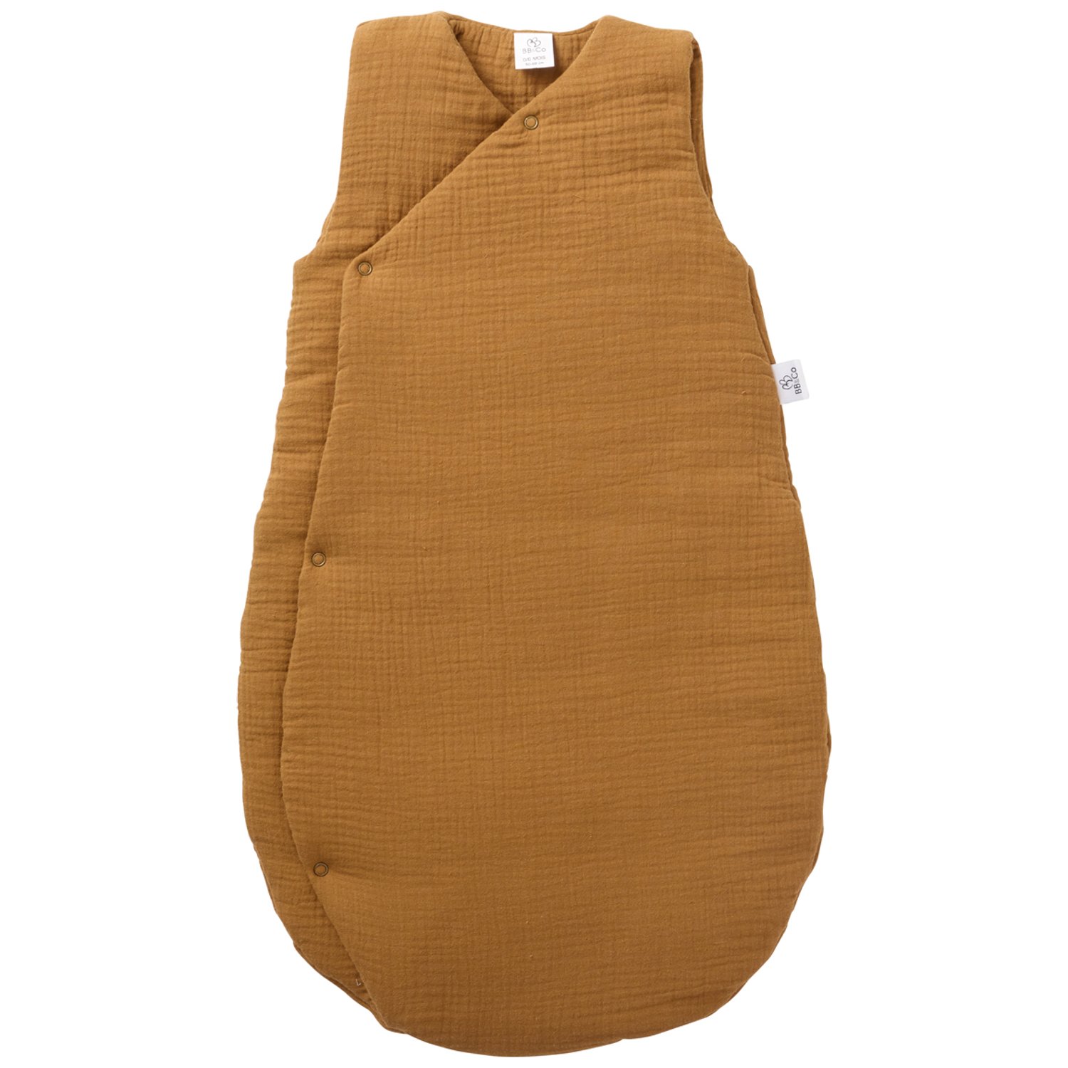 Bb&Co - Gigoteuse forme kimono double gaze havane (0-6 mois)