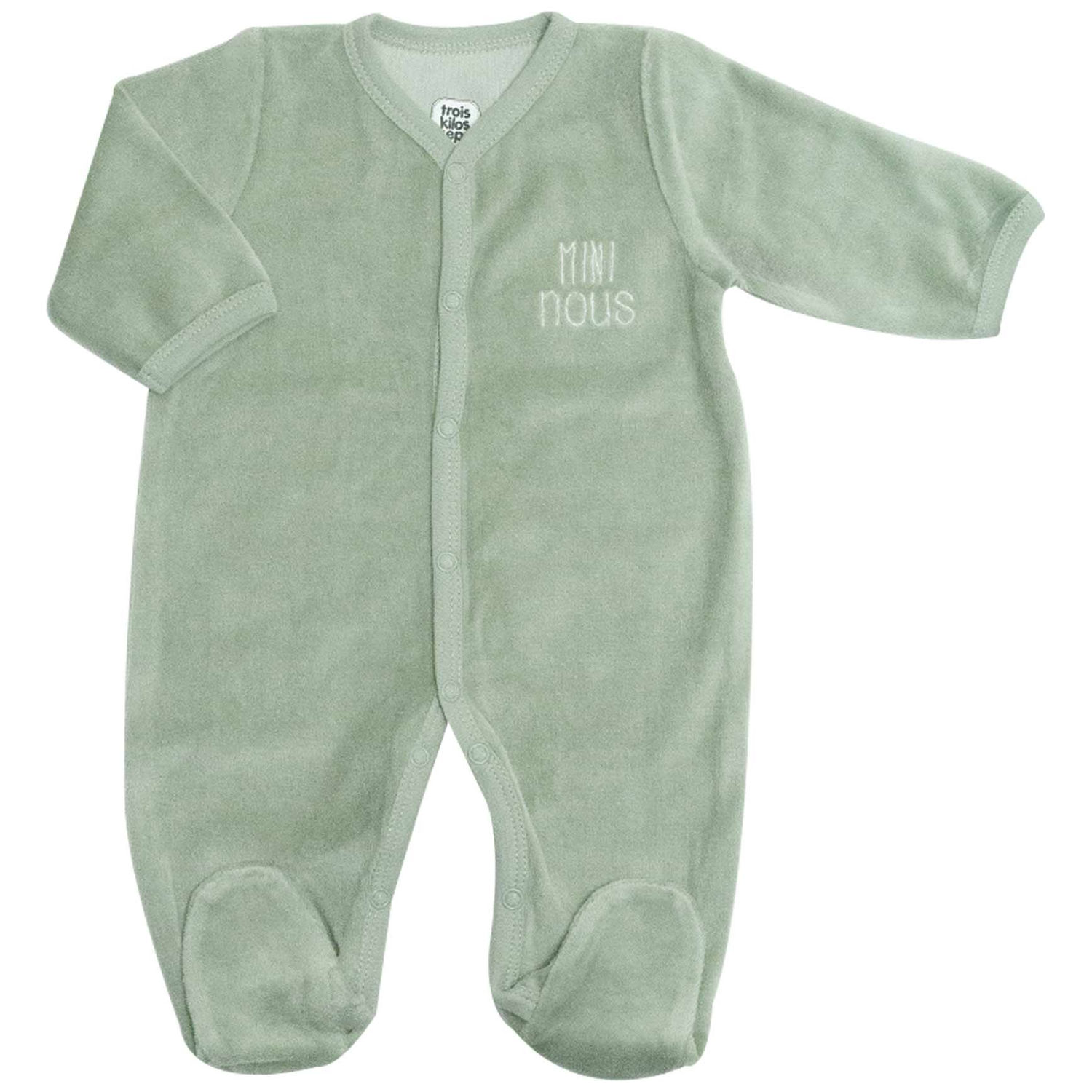 Trois Kilos Sept - Pyjama Mini nous Olive (1 mois)