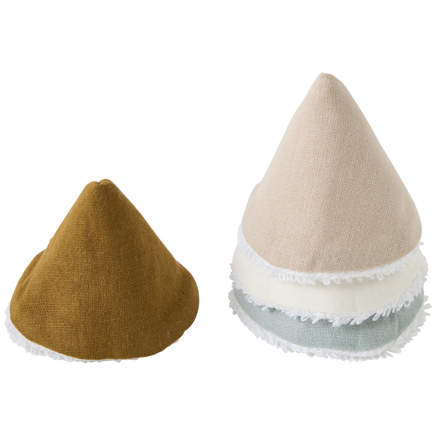 Bb&Co - Cônes pare-pipi 4 couleurs unies