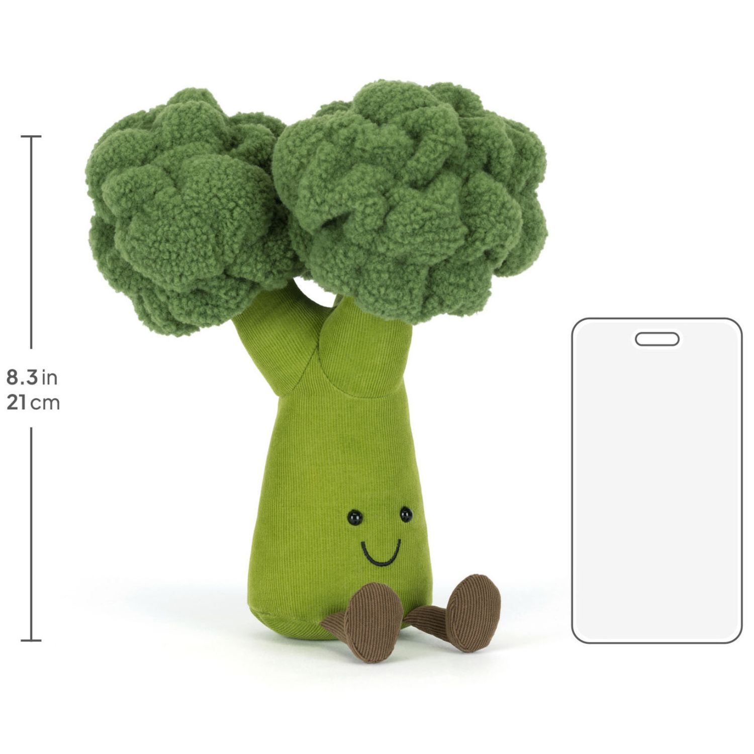 Peluche Amuseable Brocoli (24 cm) (Jellycat) - Image 6