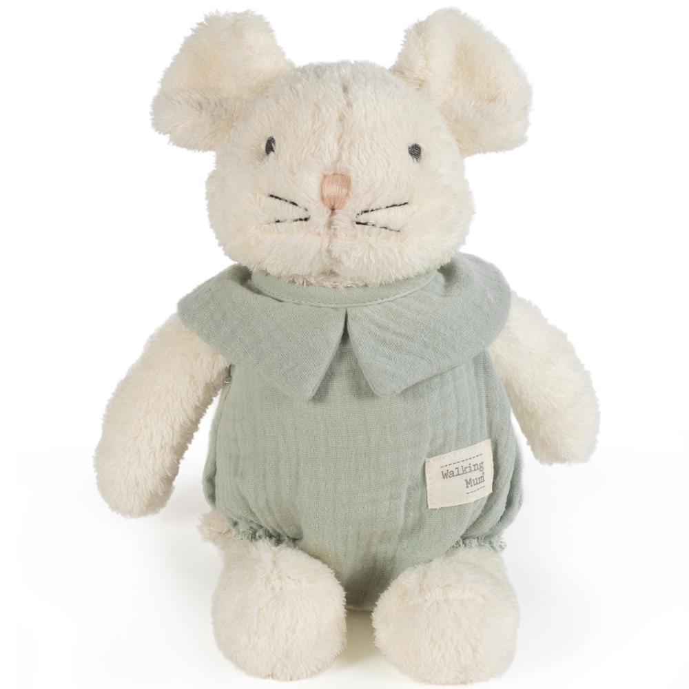 Walking Mum - Peluche souris Poppy Mousse (25 cm)