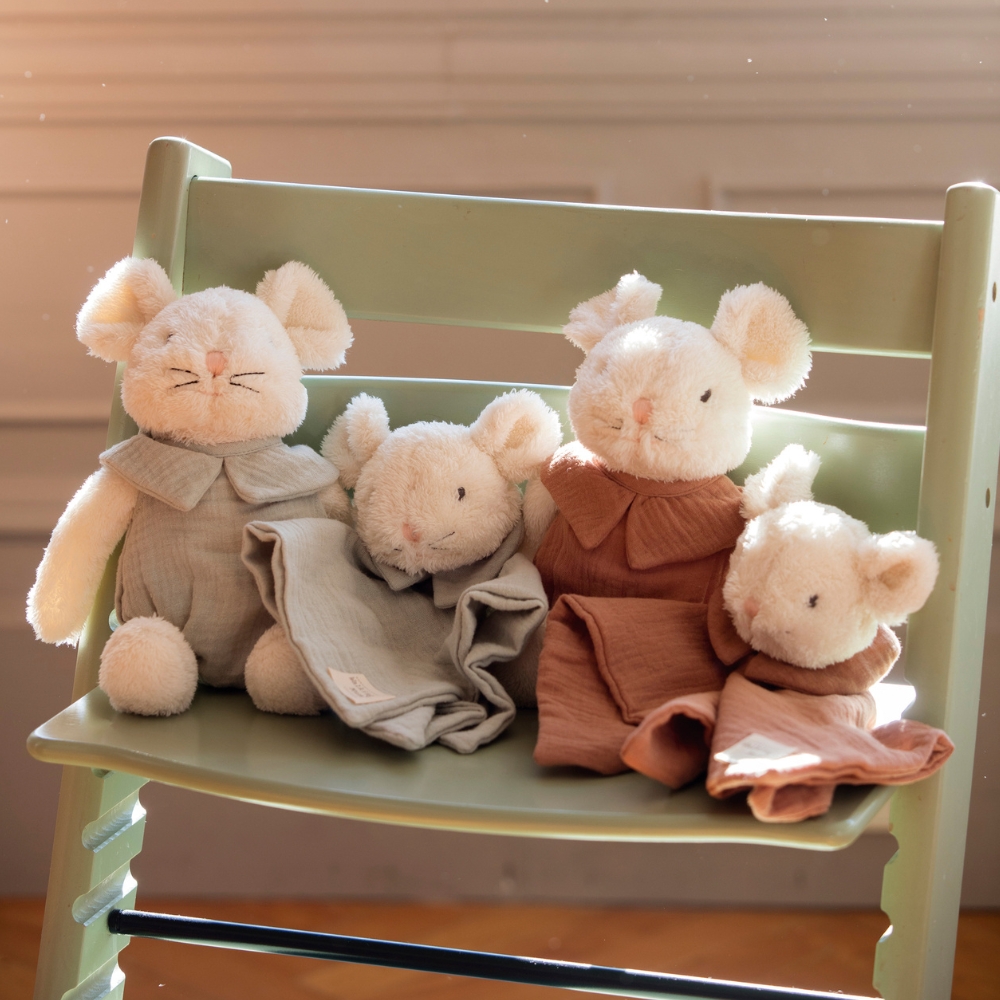 Peluche souris Poppy Mousse (25 cm) (Walking Mum) - Image 3