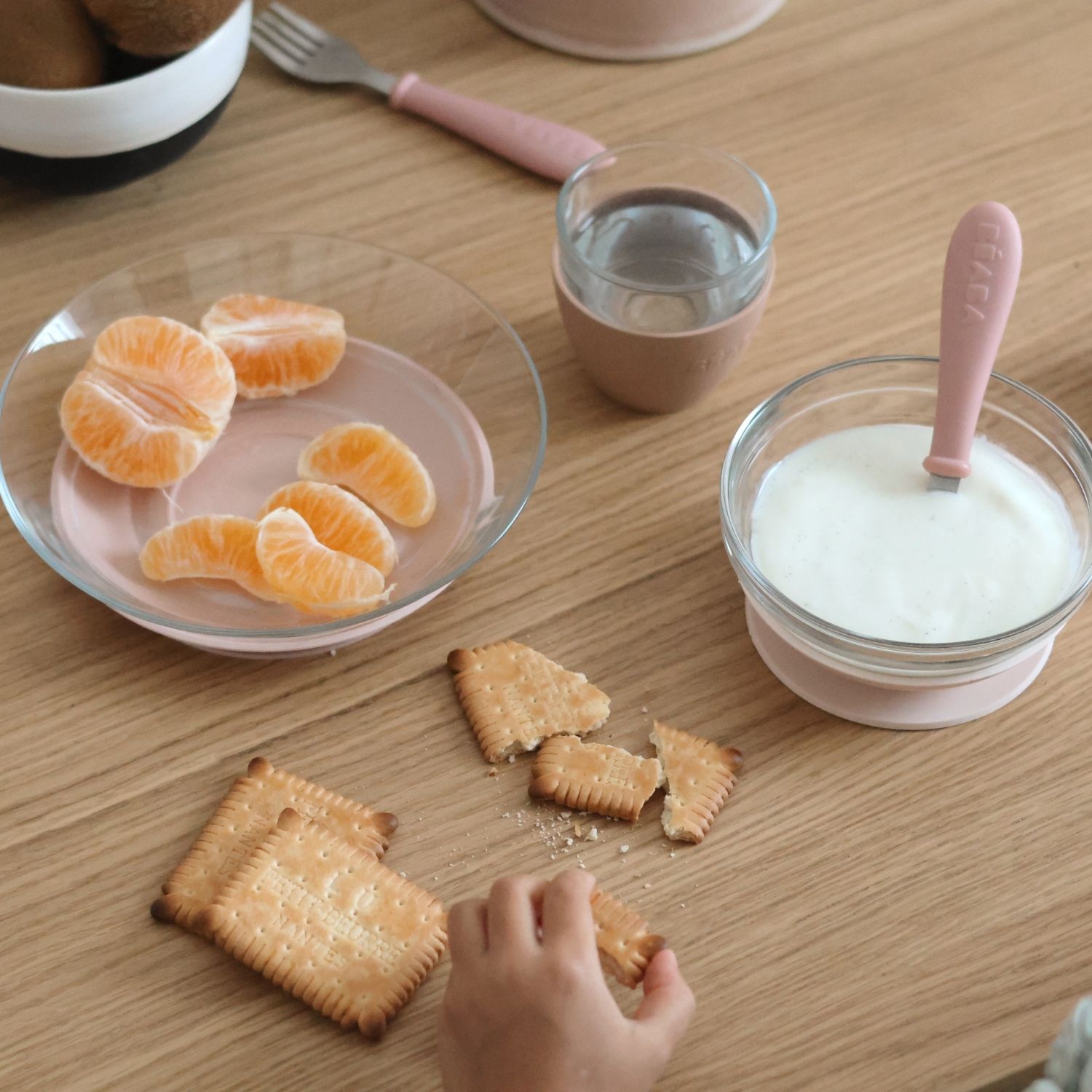 Béaba - Coffret repas en verre X DURALEX Barbe à papa