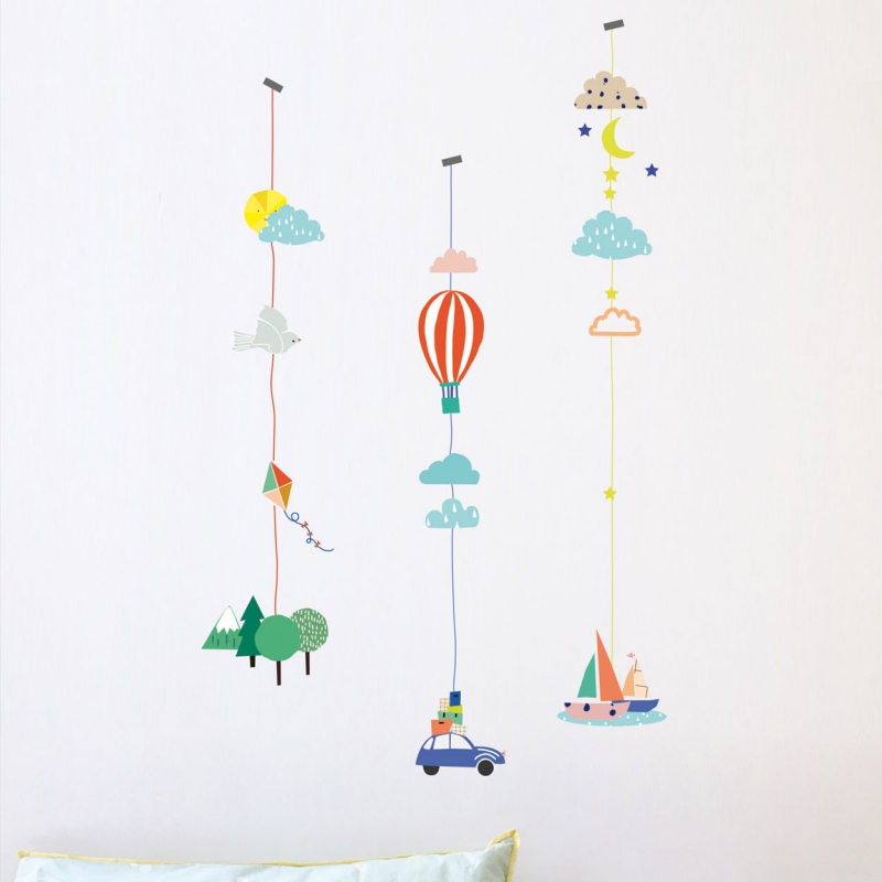 Stickers guirlande balade (3 stickers 50 x 8 cm) (Mimi'lou) - Image 2