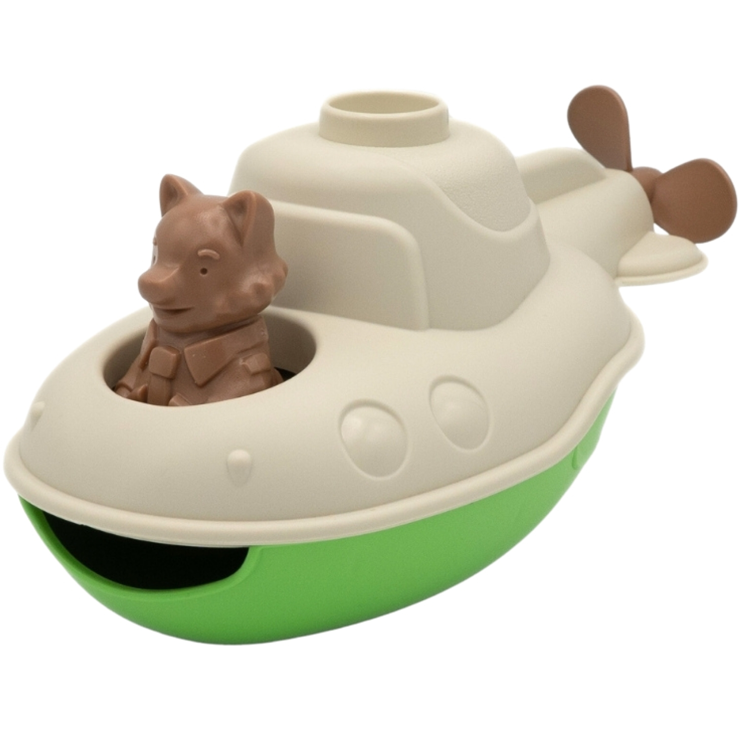 Le Jouet Simple - Sous-Marin Bateau Crème