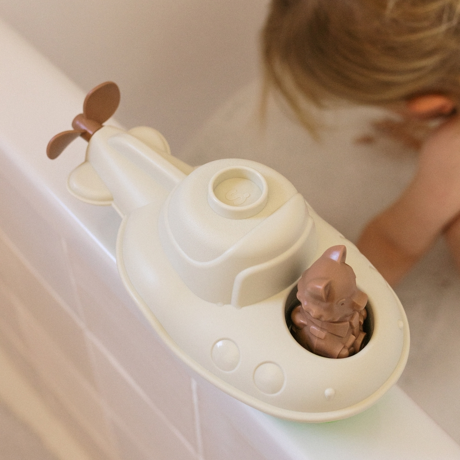 Le Jouet Simple - Sous-Marin Bateau Crème