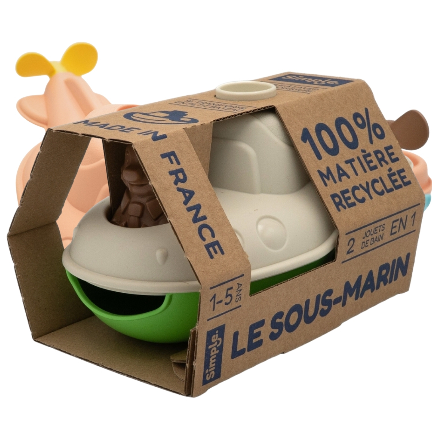 Sous-Marin Bateau Crème (Le Jouet Simple) - Image 5