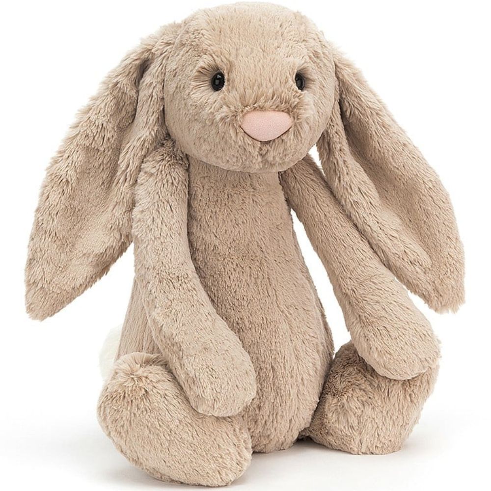 Peluche géante Bashful Lapin beige (51 cm)