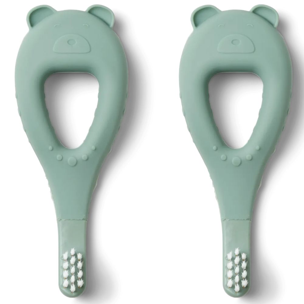 Lot de 2 brosses à dent Janelle peppermint (Liewood) - Couverture