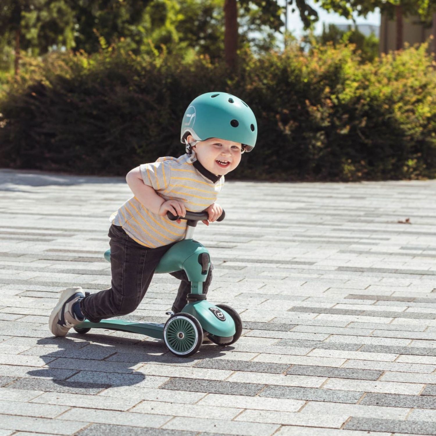 Porteur évolutif en trottinette Highwaykick 1 Forest (Scoot And Ride) - Image 1