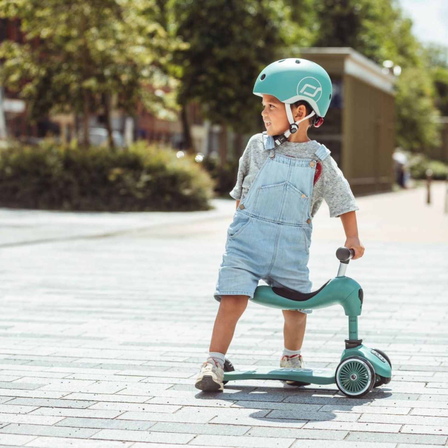 Porteur évolutif en trottinette Highwaykick 1 Forest (Scoot And Ride) - Image 3