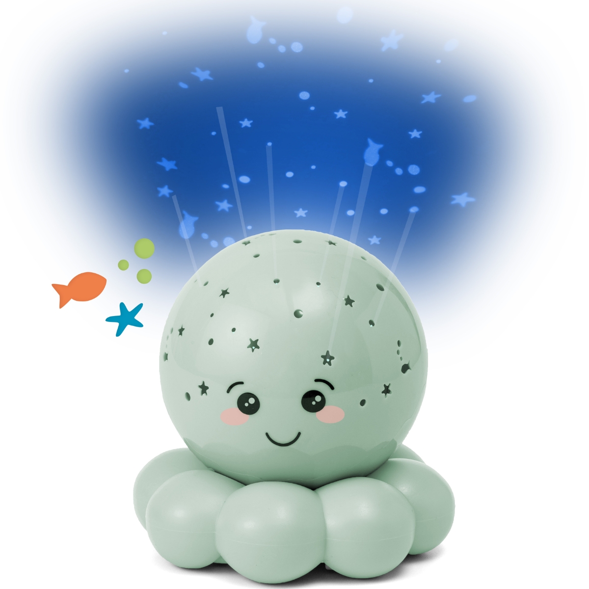 Cloud B - Veilleuse Twinkles To Go Octo Vert Pastel