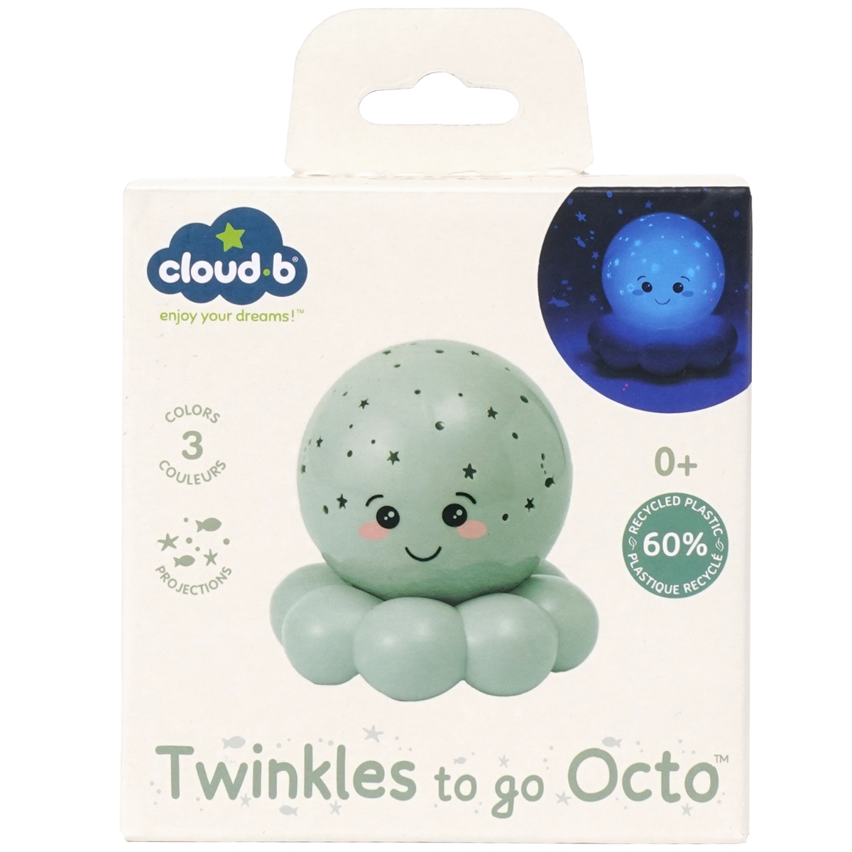 Veilleuse Twinkles To Go Octo Vert Pastel (Cloud B) - Image 5