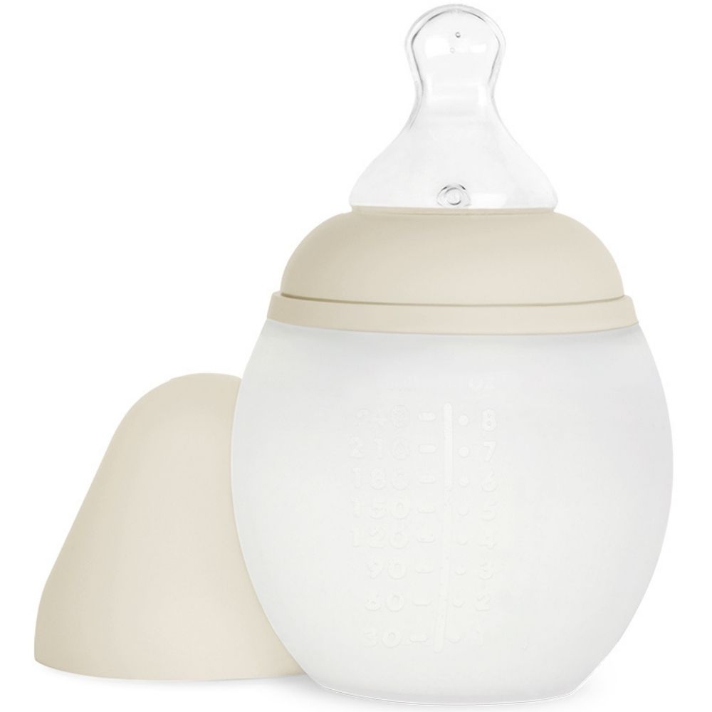 Biberon anti-colique en silicone sand (240 ml) (Elhée) - Image 5
