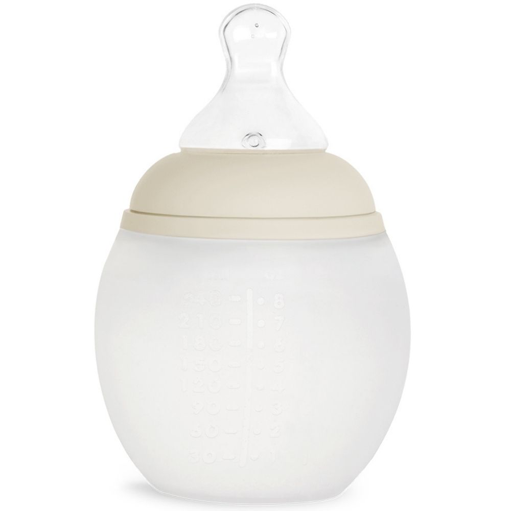Biberon anti-colique en silicone sand (240 ml) (Elhée) - Image 6