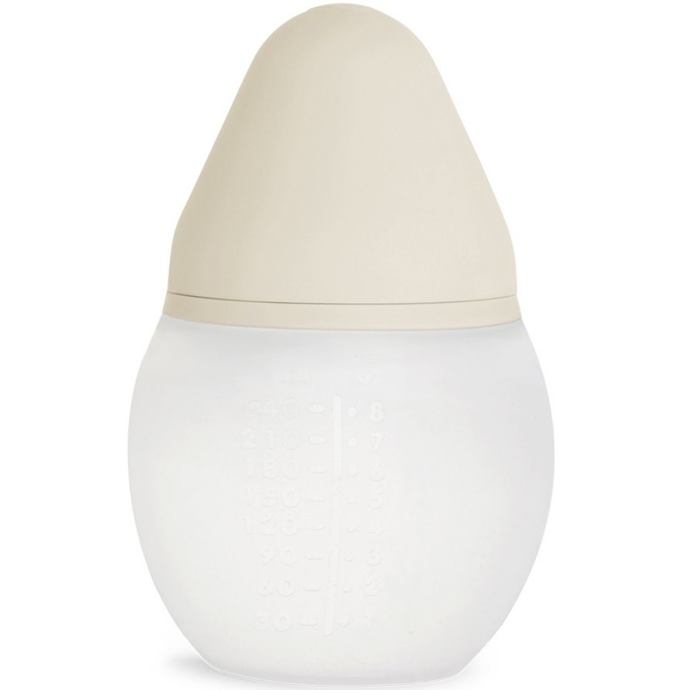 Biberon anti-colique en silicone sand (240 ml) (Elhée) - Couverture
