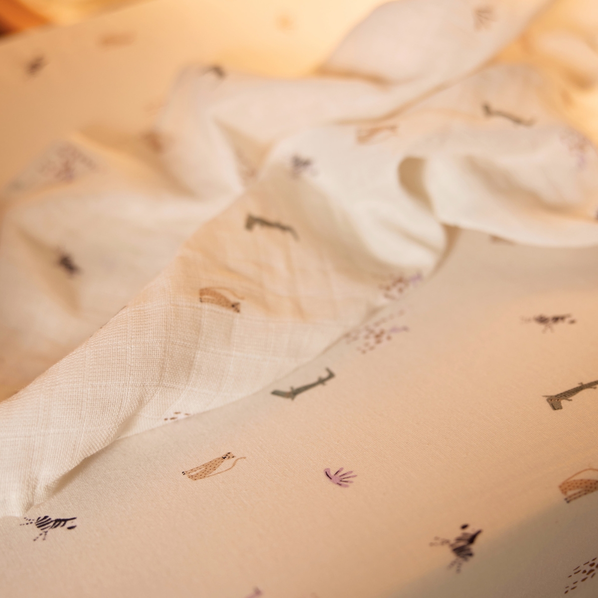 Housse de matelas à langer en jersey Jungle Jambo (50 x 70 cm) (Jollein) - Image 4