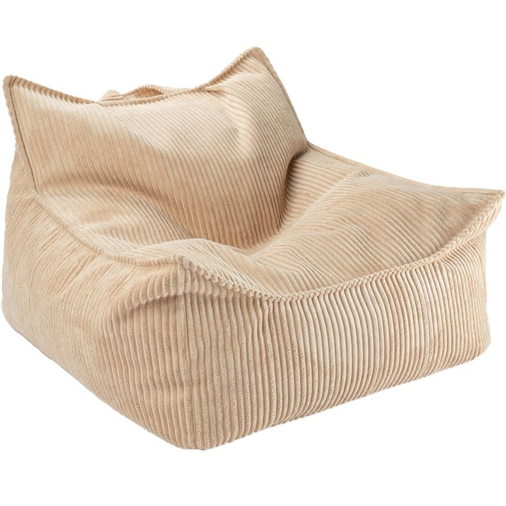 Fauteuil pouf Brown Sugar velours côtelé (Wigiwama) - Image 1