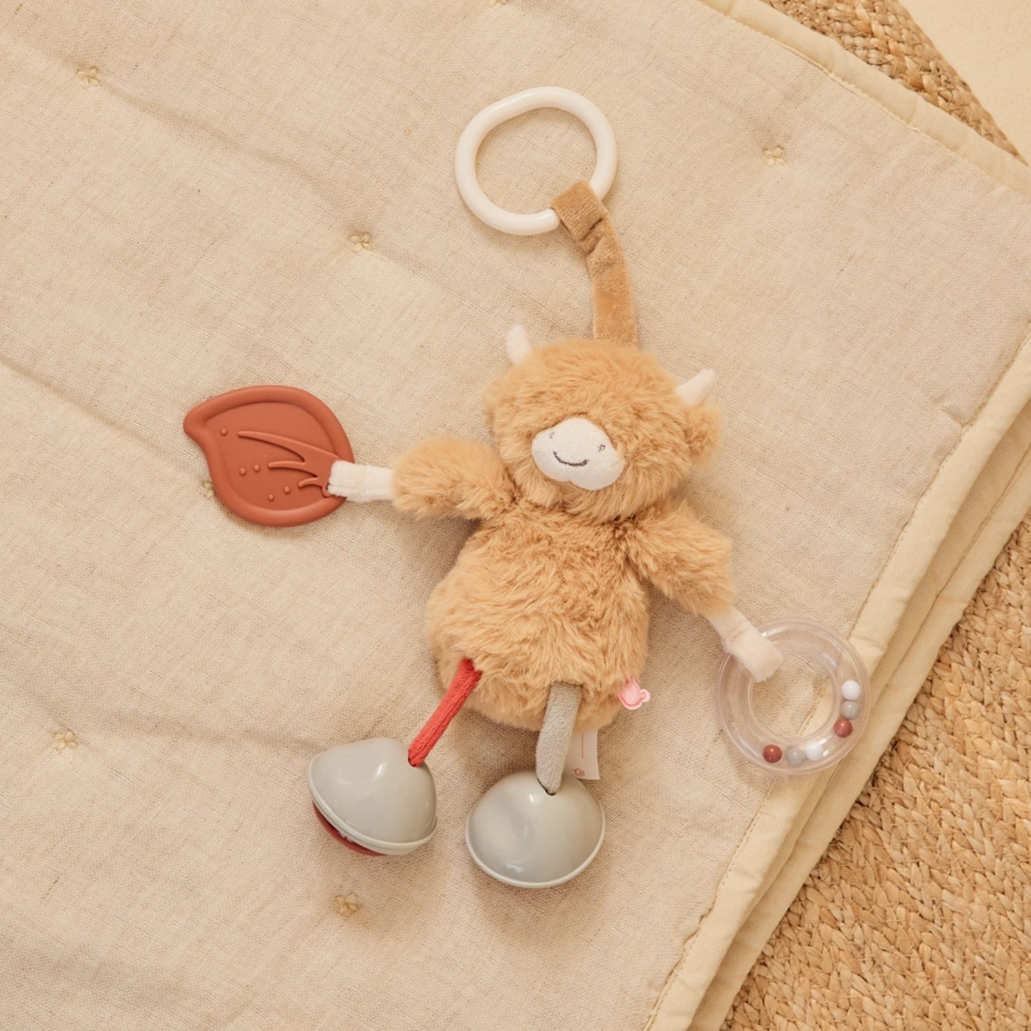 Peluche d’activité de voyage Fluffy Cow (Noukie's) - Image 3