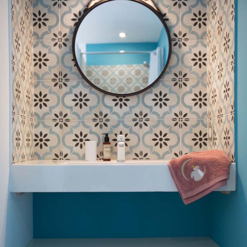 Serviette de bain brique écureuil (70 x 140 cm) (L'oiseau bateau) - Image 6