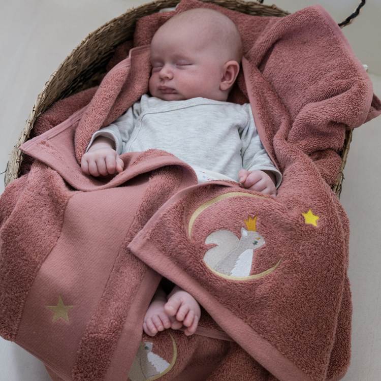 Serviette de bain brique écureuil (70 x 140 cm) (L'oiseau bateau) - Image 7