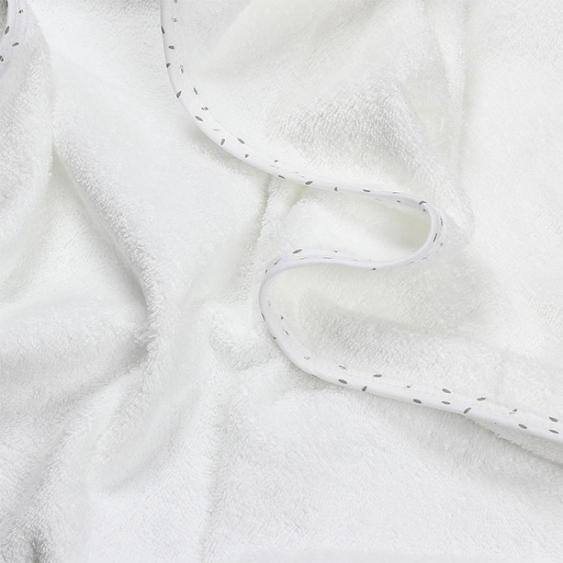 Cape de bain + gant Mini nous tout doux (70 x 70 cm) (Trois Kilos Sept) - Image 3