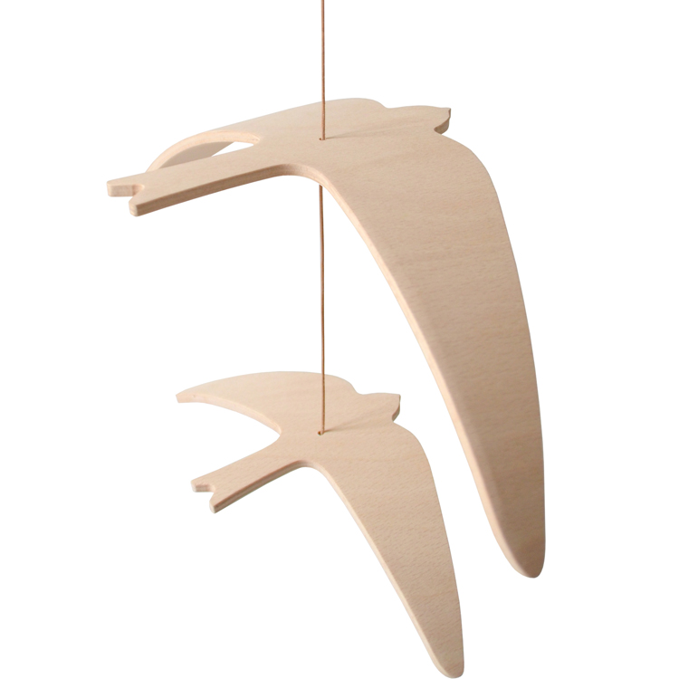 Mobile en bois de hêtre Kano Hirondelles (Charlie Crane) - Image 3