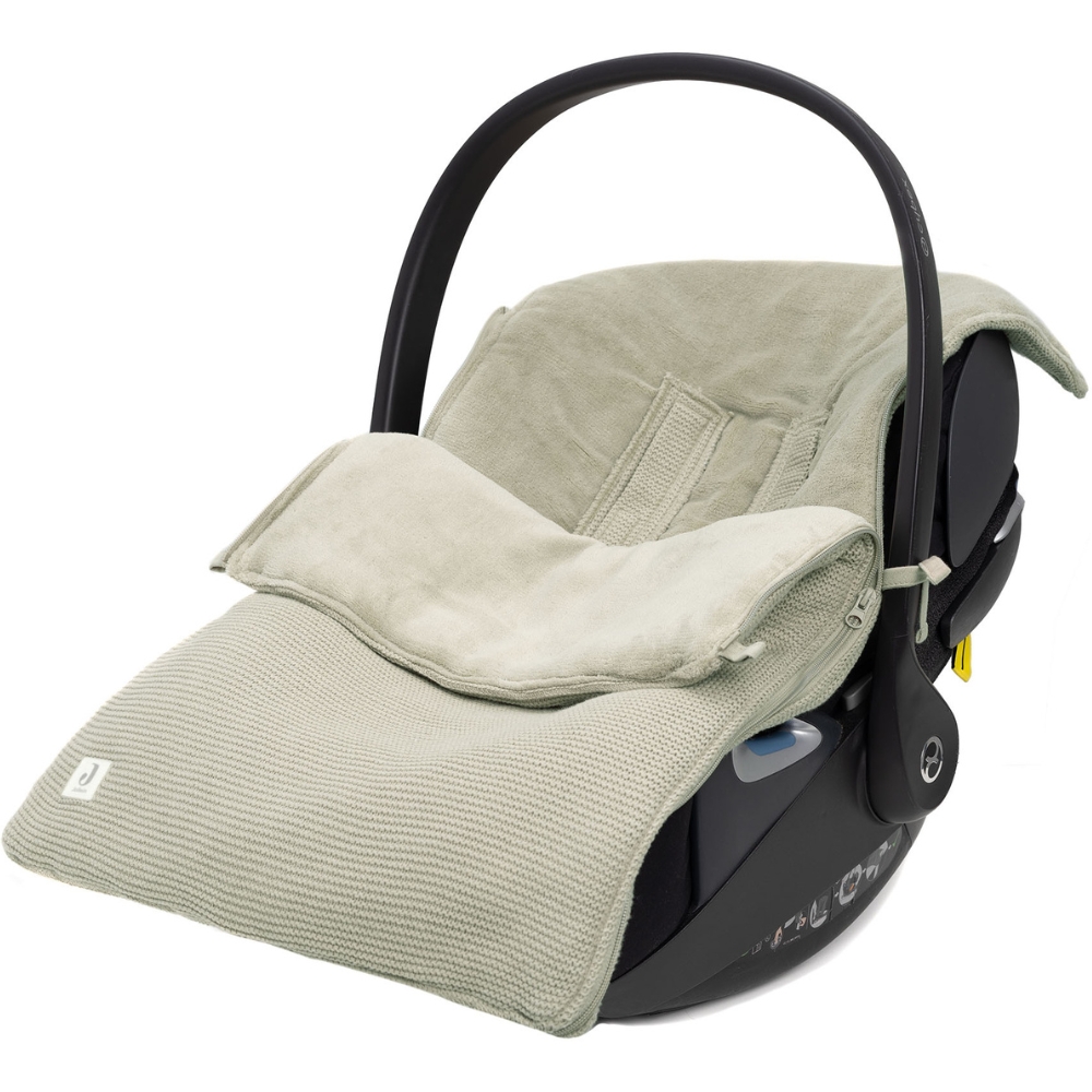 Nid d'ange passe sangle Basic Knit Olive Green (Groupe 0+) (Jollein) - Image 1