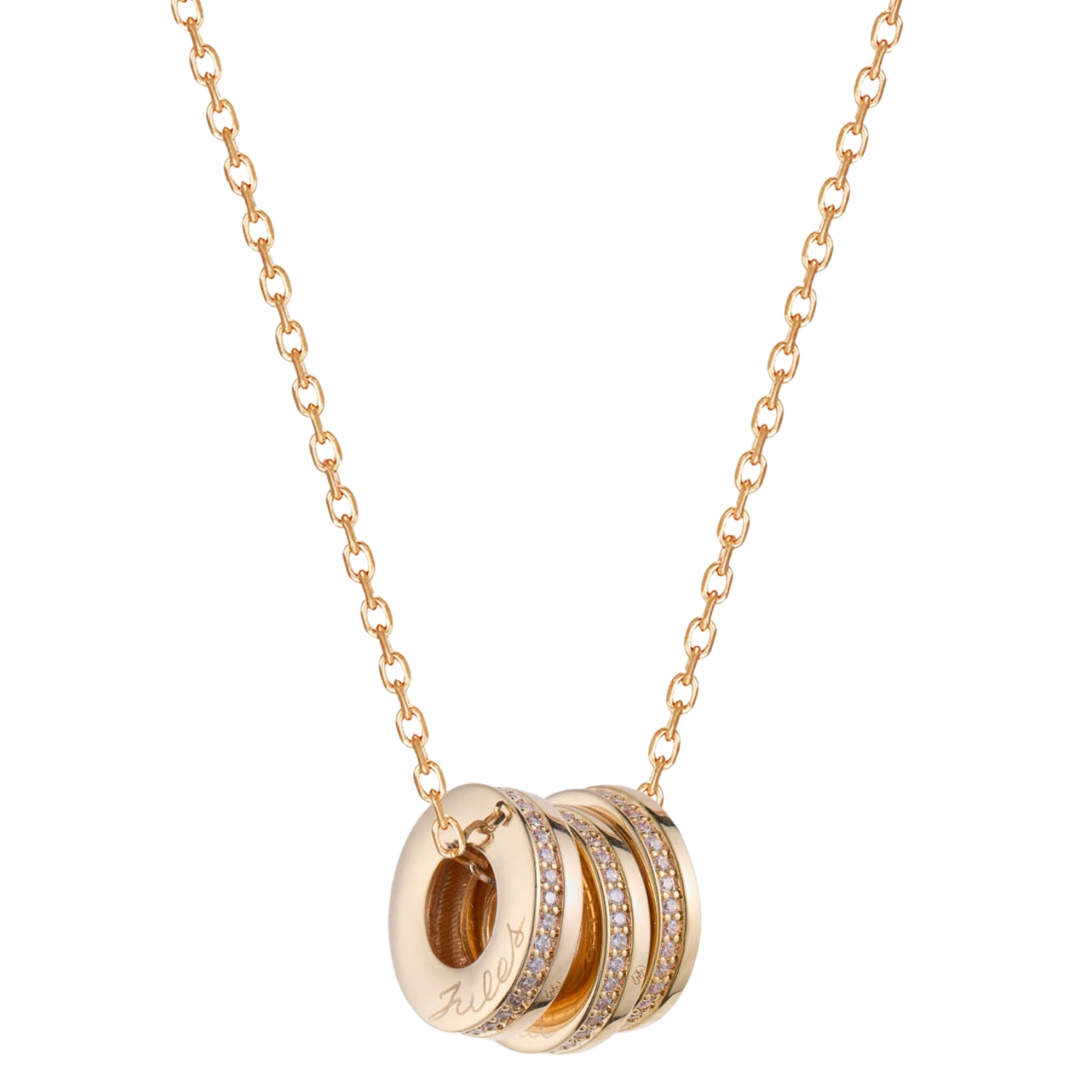 Collier Prénom Unity Cristal personnalisable (plaqué or 18 carats) (Merci Maman) - Couverture