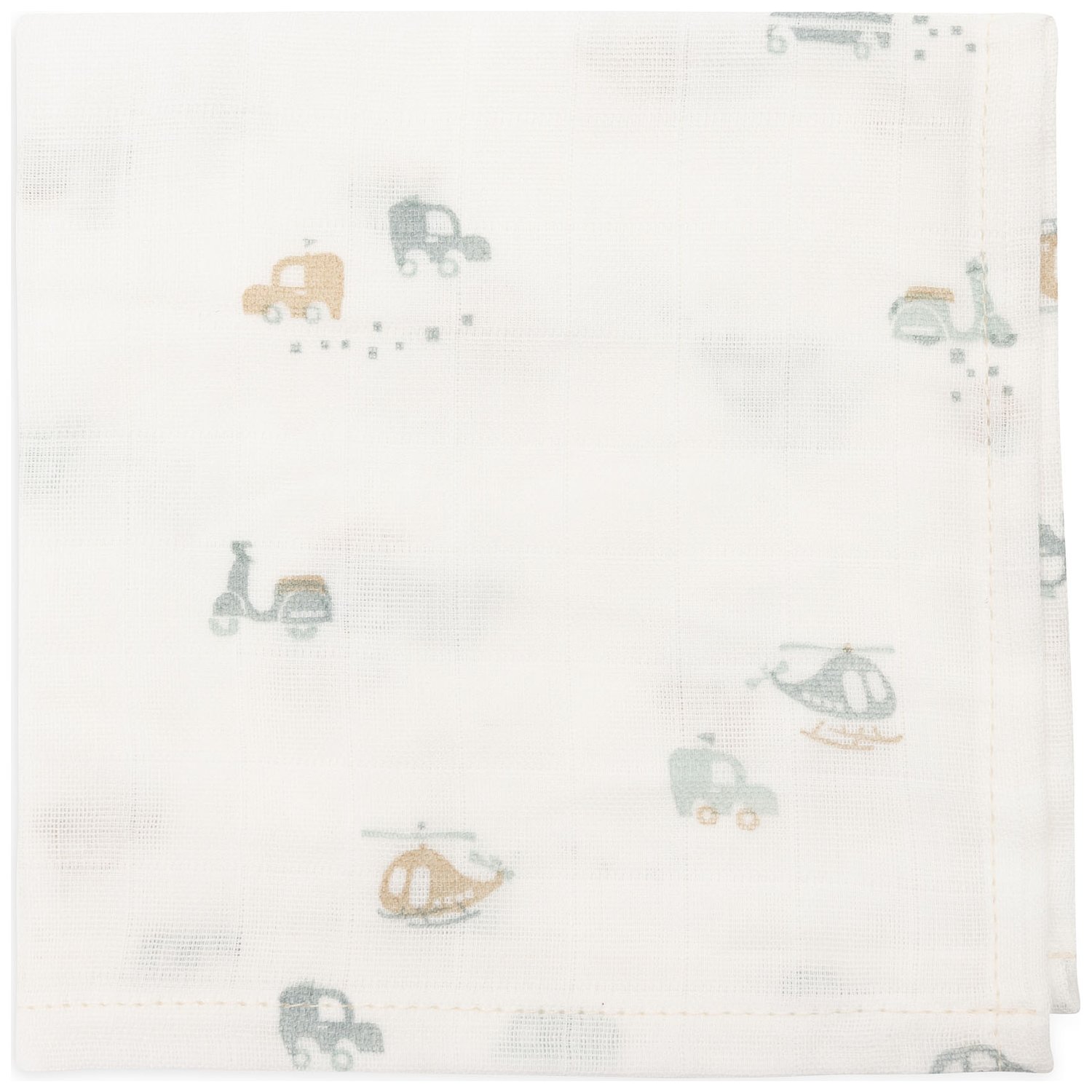 Lot de 3 mini langes en gaze de coton On the Go (31 x 31 cm) (Jollein) - Image 6