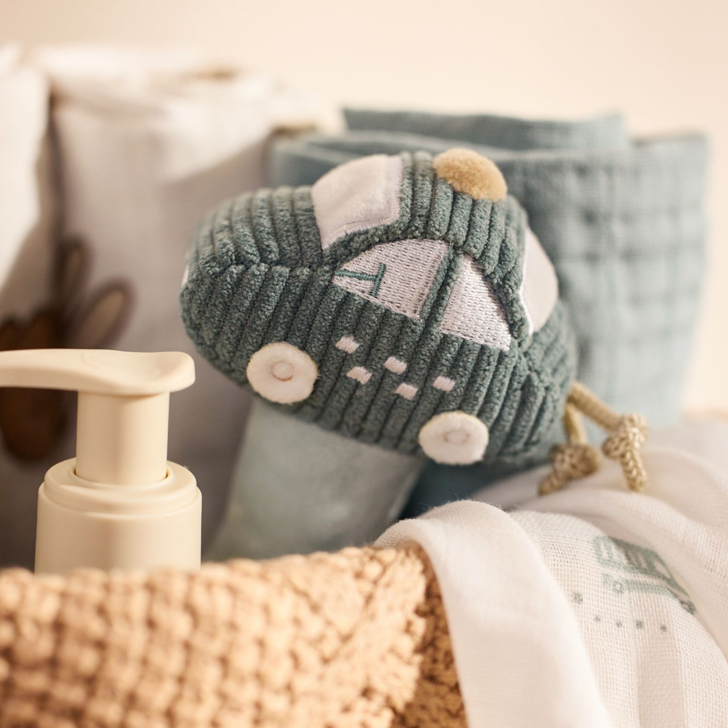 Lot de 3 mini langes en gaze de coton On the Go (31 x 31 cm) (Jollein) - Image 5