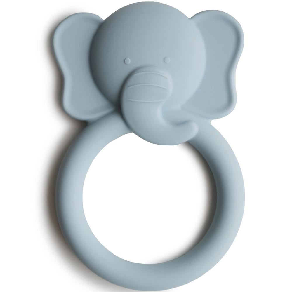 Mushie - Anneau de dentition en silicone Éléphant