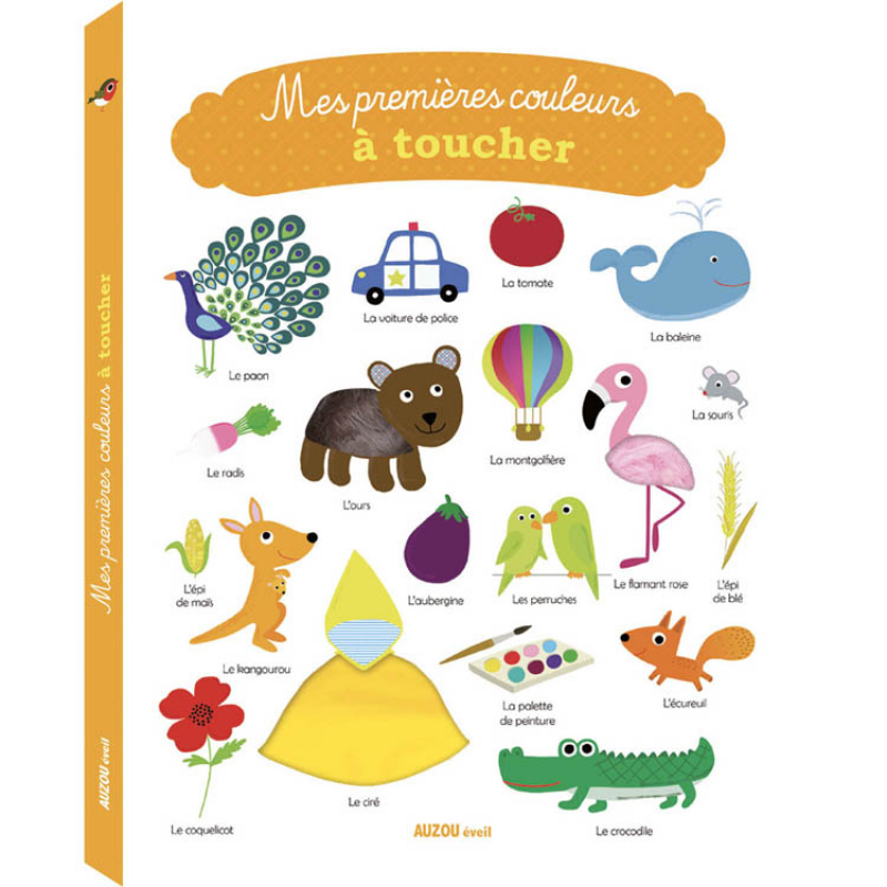 Auzou Editions - Livre Mes premières couleurs à toucher