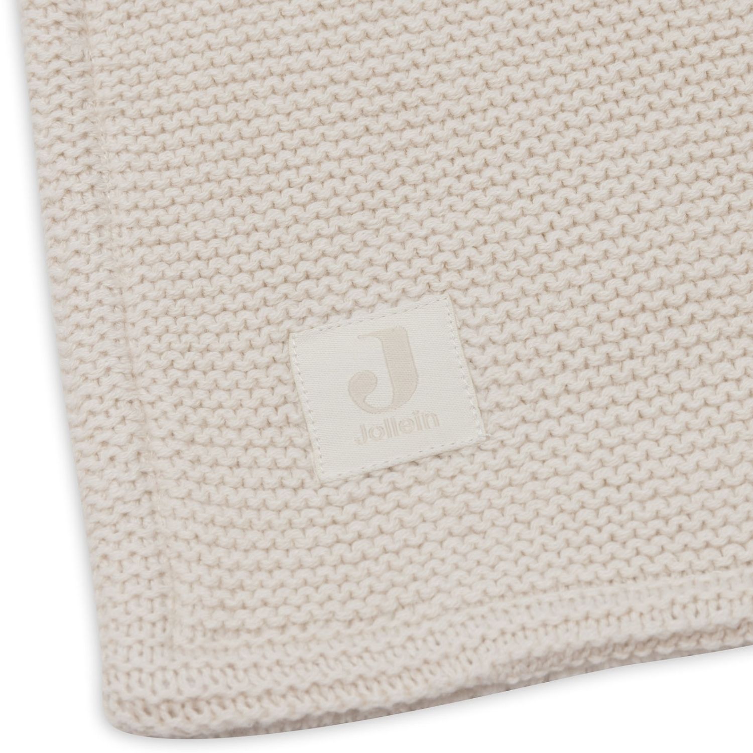 Couverture en polaire Basic Knit Oatmeal (75 x 100 cm) (Jollein) - Image 6