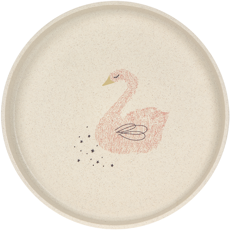 Assiette plate cygne Little Water (Lassig) - Image 1