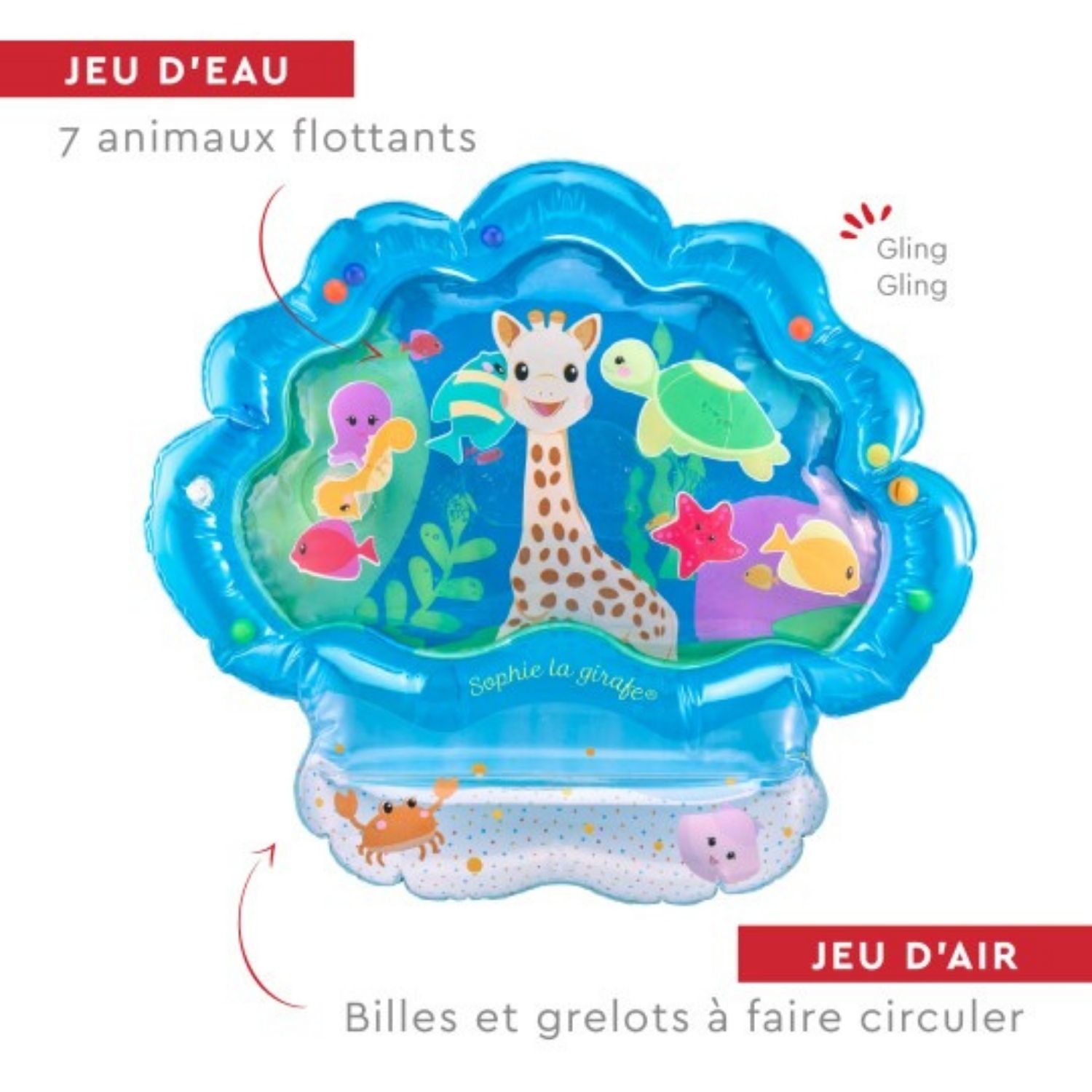 Tapis d'eau sensoriel Sophie la girafe (Sophie la girafe) - Image 5