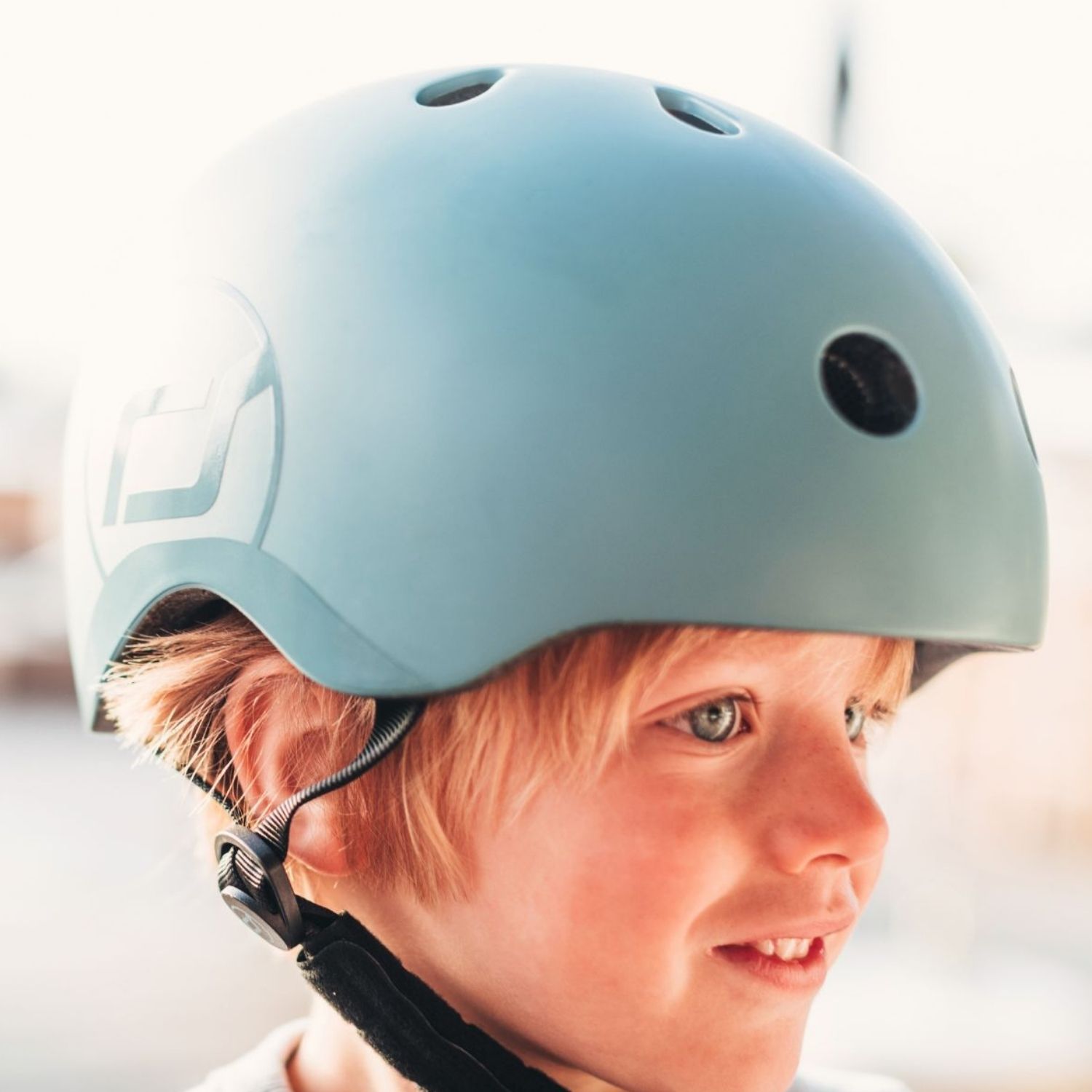 Scoot & Ride SR-Casque S-Beige v&eacute;lo Mixte, Cendre, 51 BIS 55cm