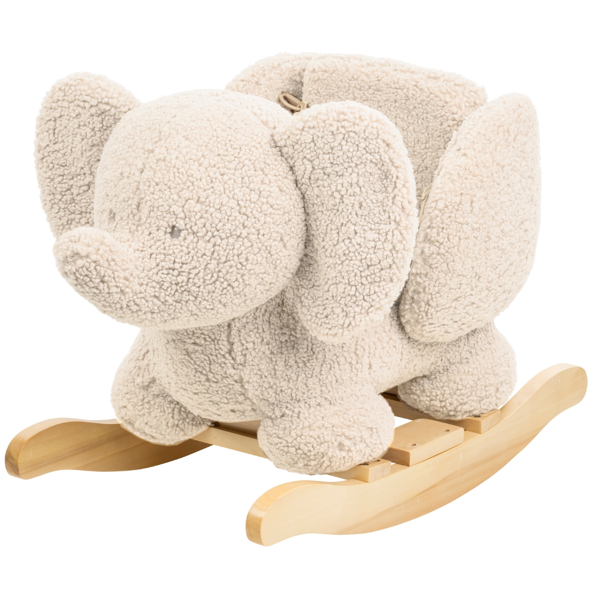 Bascule Teddy Lapidou Eléphant écru (Nattou) - Image 1