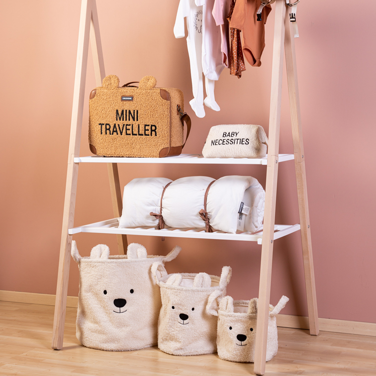 Panier de rangement Teddy écru (25 x 20 cm) (Childhome) - Image 4