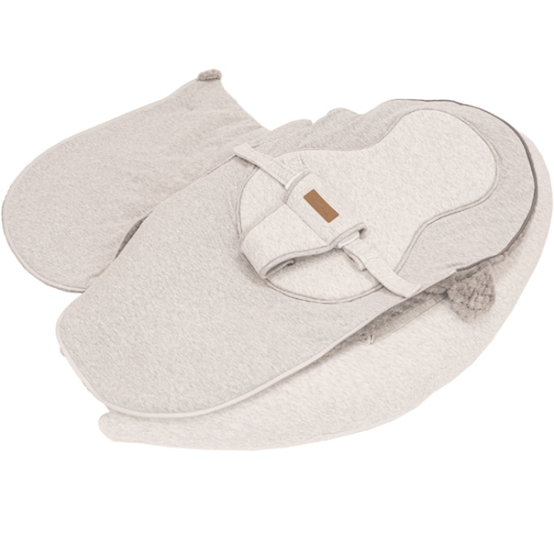 Coussin de grossesse et nid d'ange 2 en 1 Soft Nova gris (Domiva) - Image 8