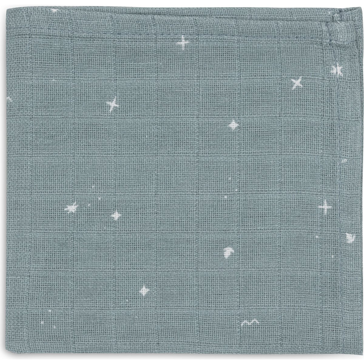 Lot de 3 mini langes en gaze de coton Sea Green (31 x 31 cm) (Jollein) - Image 2