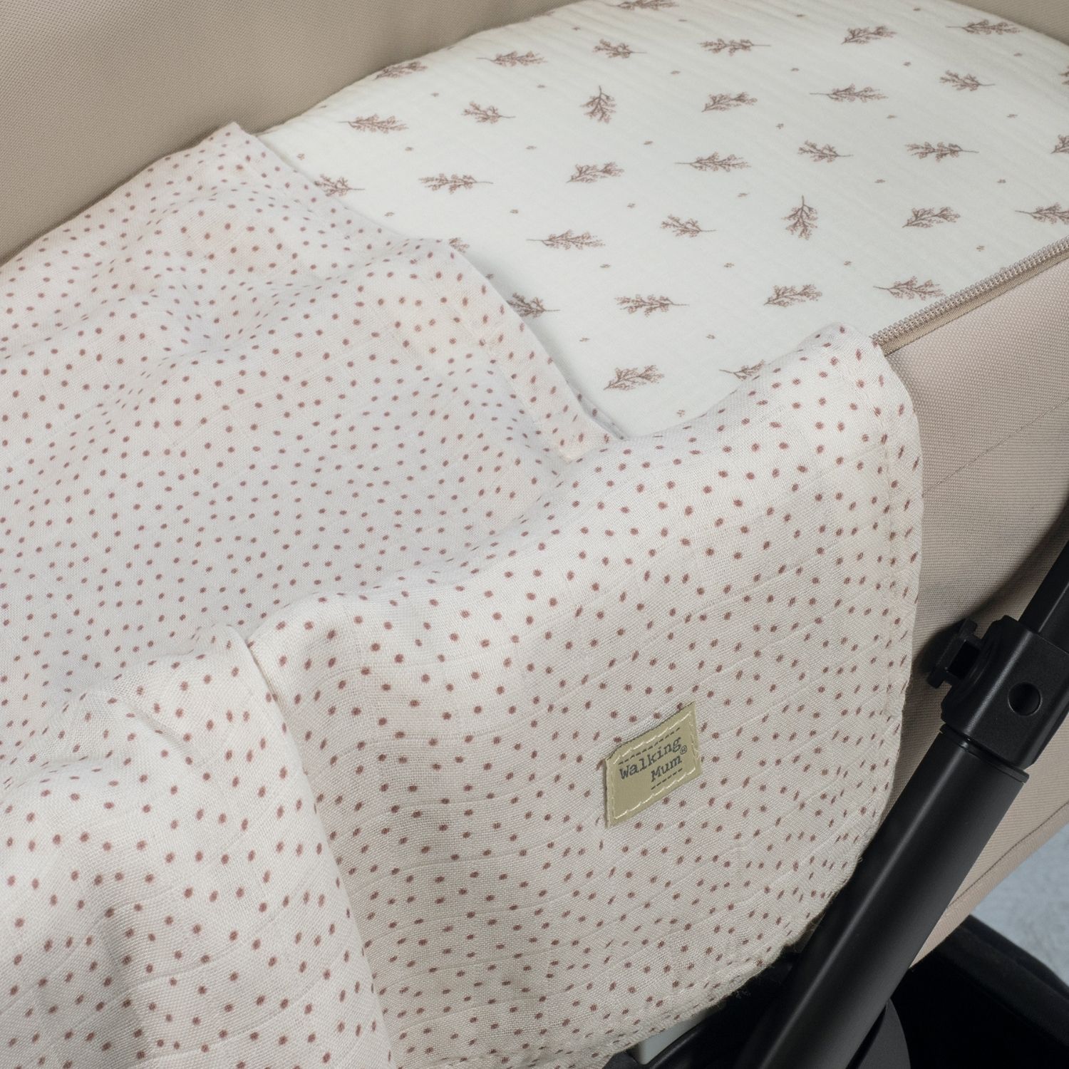 Drap-housse pour nacelle + lange Mimosa Rose (Walking Mum) - Image 2