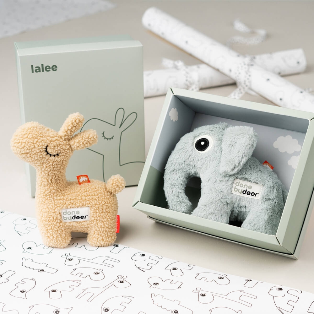 Coffret cadeau peluche Elphee Bleu (Done by deer) - Image 1