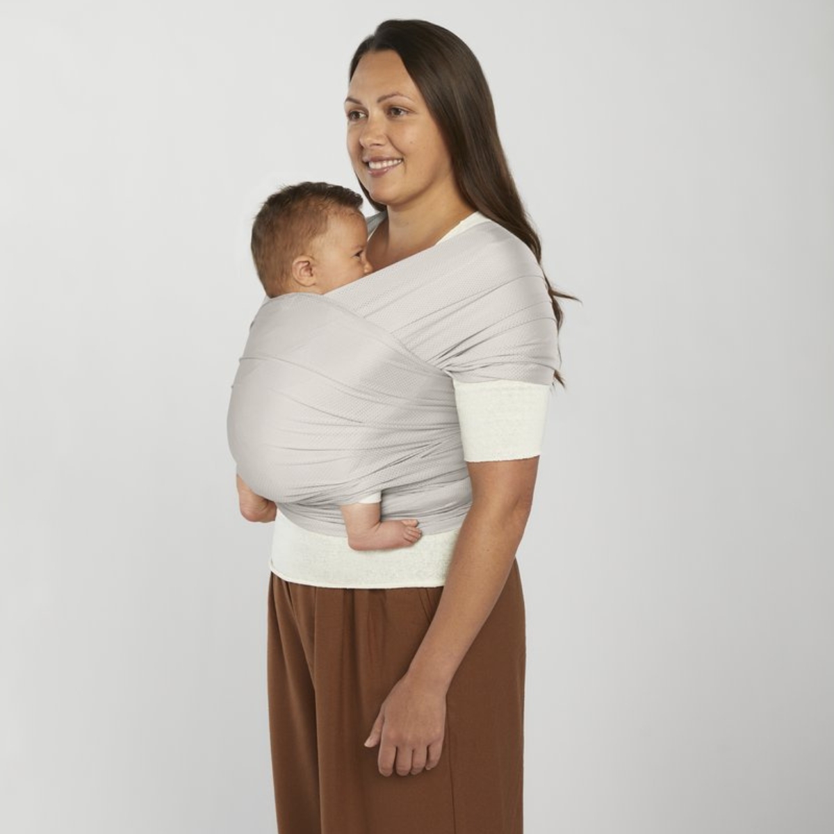 Ergobaby - Echarpe de portage Aura Mesh Soft Grey