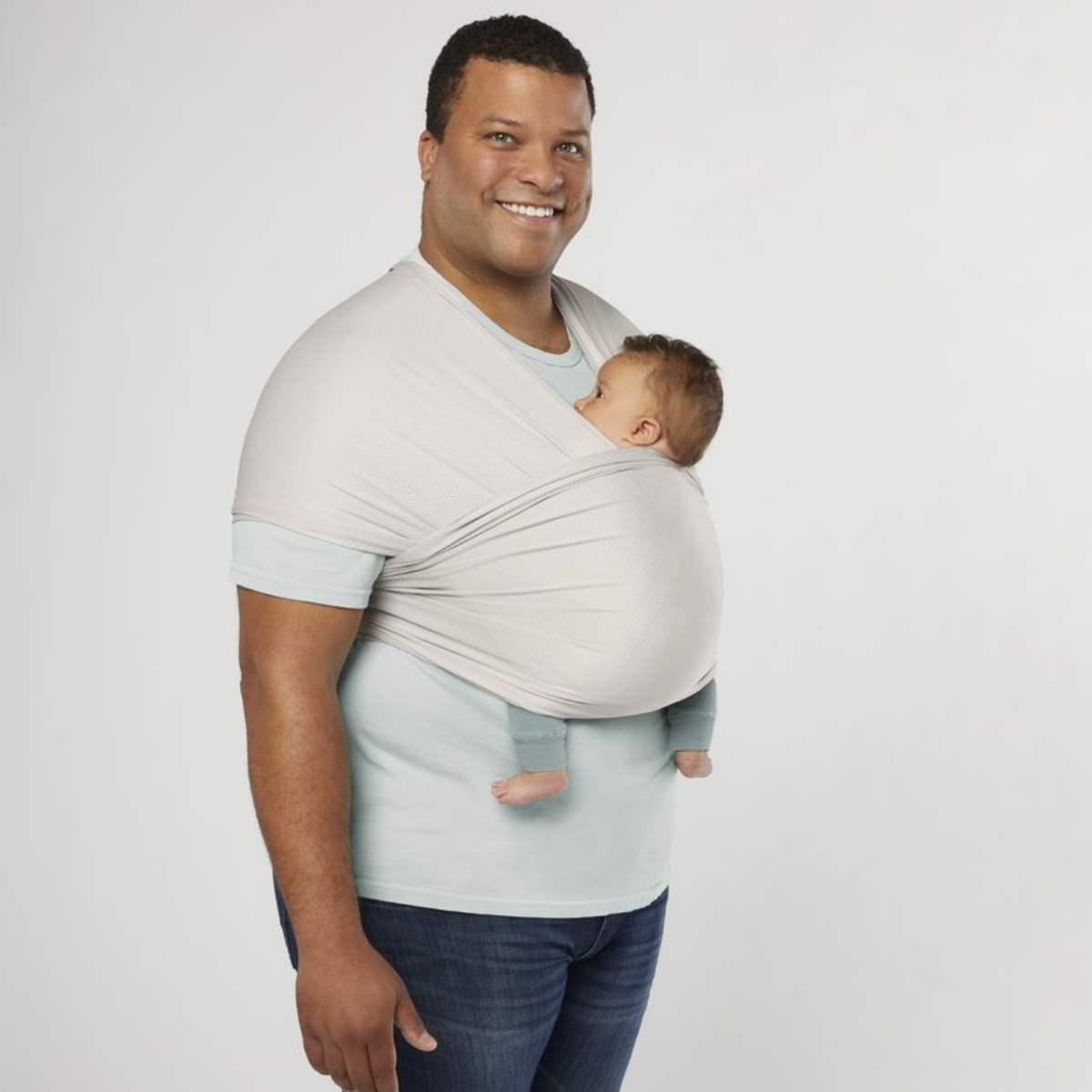 Echarpe de portage Aura Mesh Soft Grey (Ergobaby) - Image 3