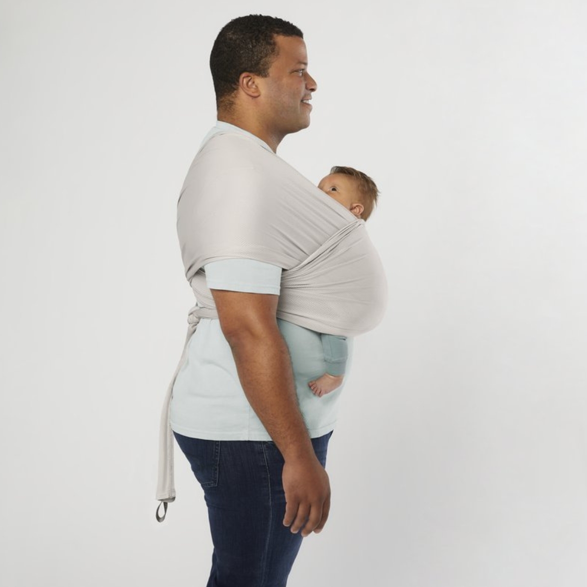 Echarpe de portage Aura Mesh Soft Grey (Ergobaby) - Image 4